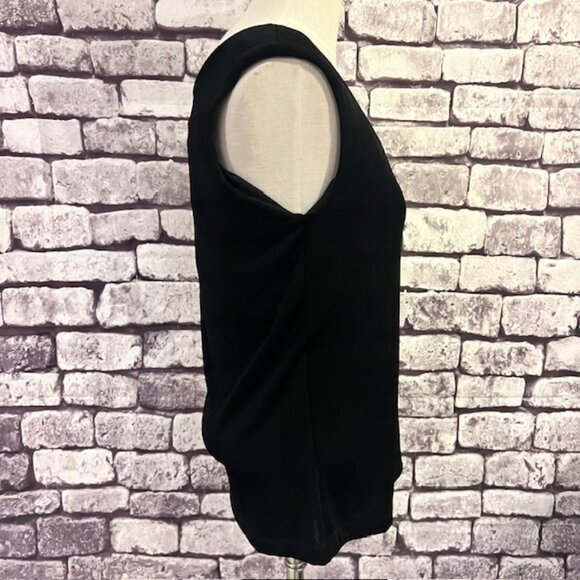 Chico's Black, Beige & Brown Sleeveless Blouse Size L - Picture 7 of 8